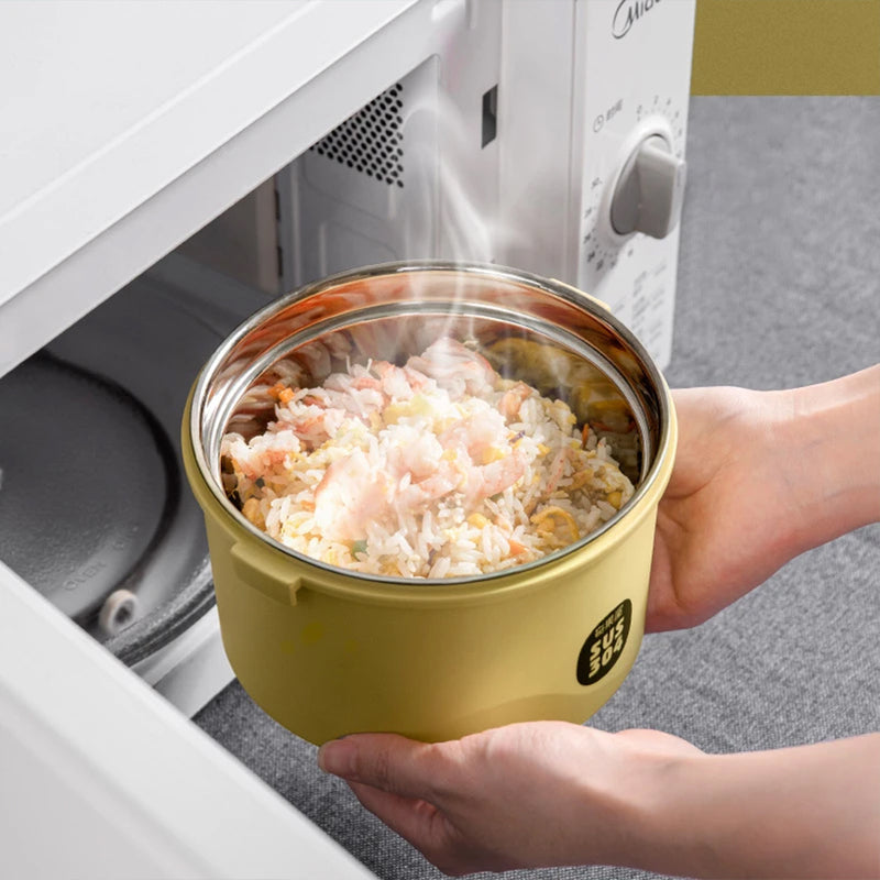 3-Layer Stack Your Lunch Heat Insulated Lunch Pack (Leak-Proof)