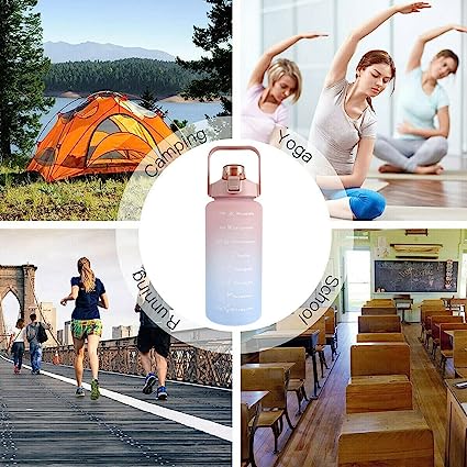 Motivation Sports Water Bottle Set 3-Pack
