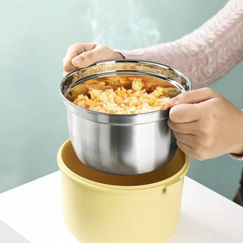 3-Layer Stack Your Lunch Heat Insulated Lunch Pack (Leak-Proof)