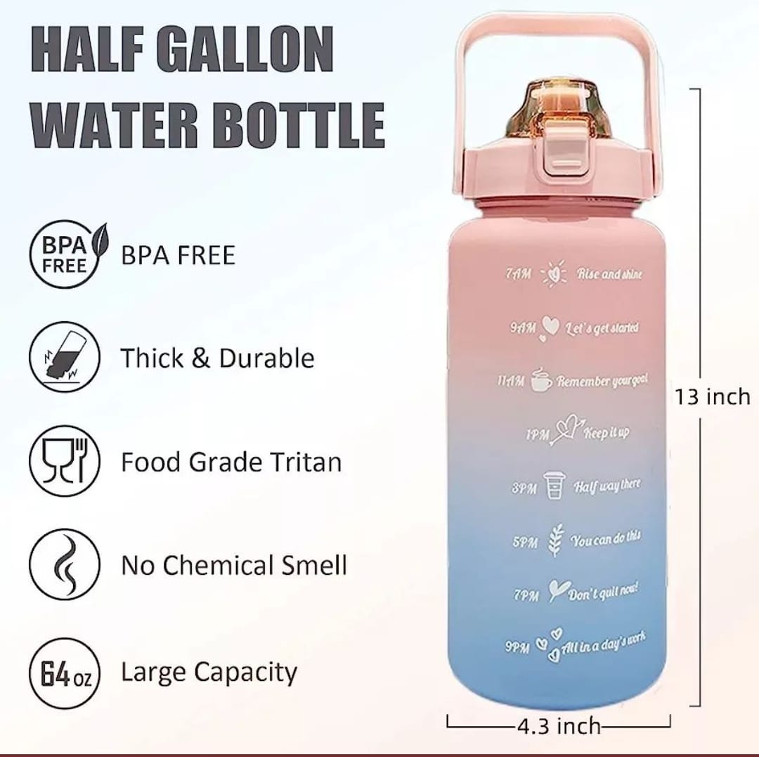 Motivation Sports Water Bottle Set 3-Pack