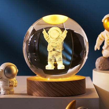 3D Crystal Ball with LED