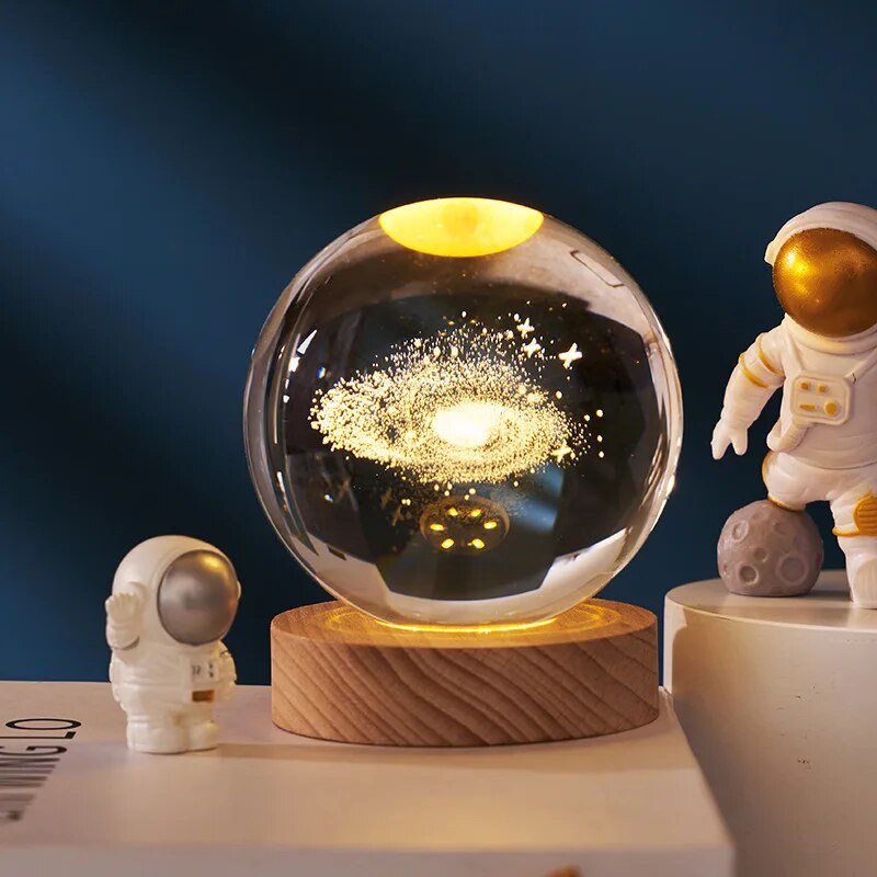 3D Crystal Ball with LED