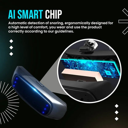 New Smart Throat Pulse Anti-Snoring Device