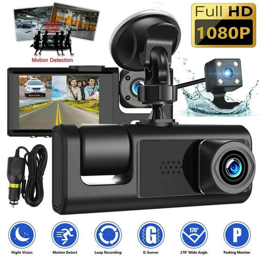 3 in 1 Dashcam FHD 1080P HD