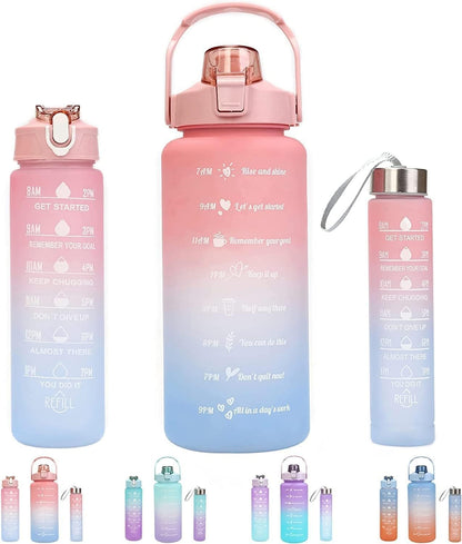 Motivation Sports Water Bottle Set 3-Pack
