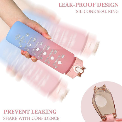 Motivation Sports Water Bottle Set 3-Pack